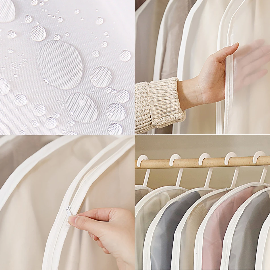 Шкаф для одежды подвесная одежда осенняя сумка куртки хранения домашней чехол