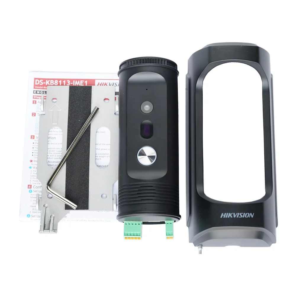 Дверной звонок Hikvision с обнаружением движения водонепроницаемый антивандальный