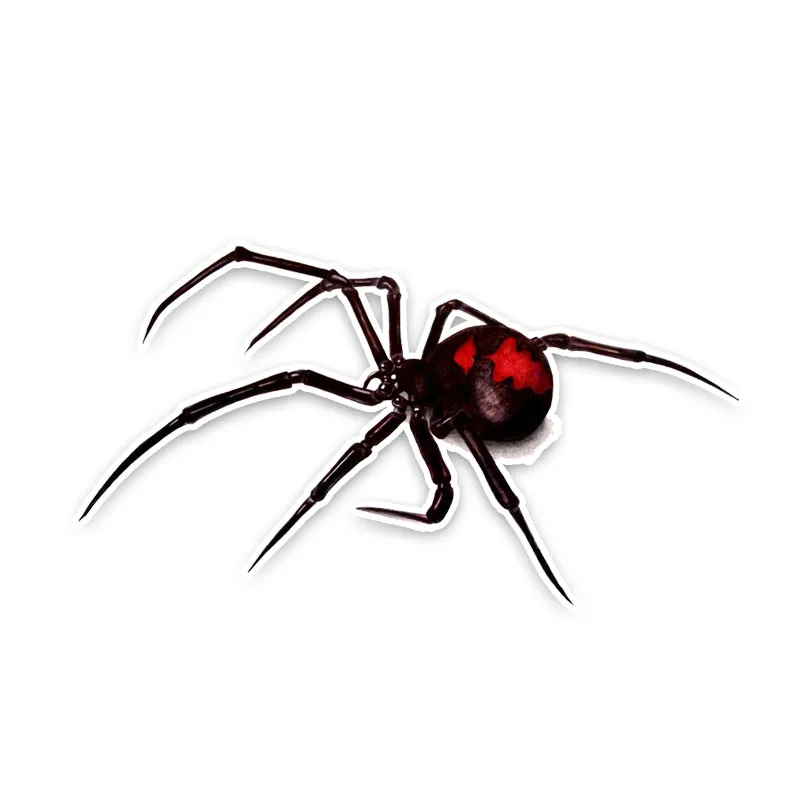 

Black widow spider Decor Car Stickers Personality High Quality Waterproof and scratch resistant 14cm*8cm
