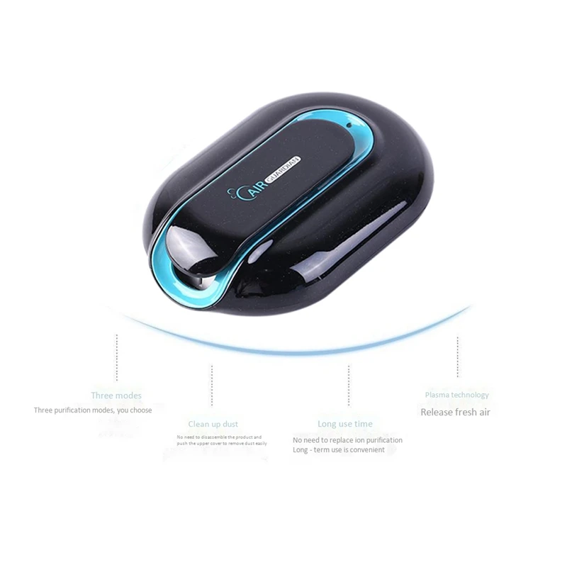 

Car Plasma Air Purifier USB Portable Air Freshener A Variety of ligent Sensing Purification and Durable