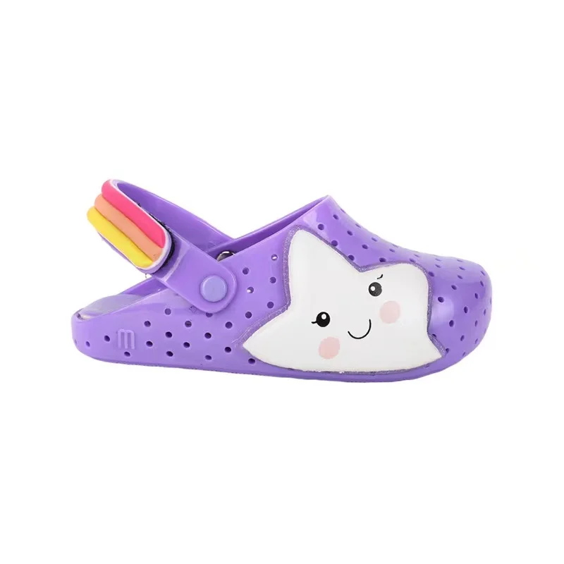 

Children's Hole Shoes 2021 Summer New Boys and Girls Slippers Show Stars Fashion Non-slip Breathable Kids Sandals KF42