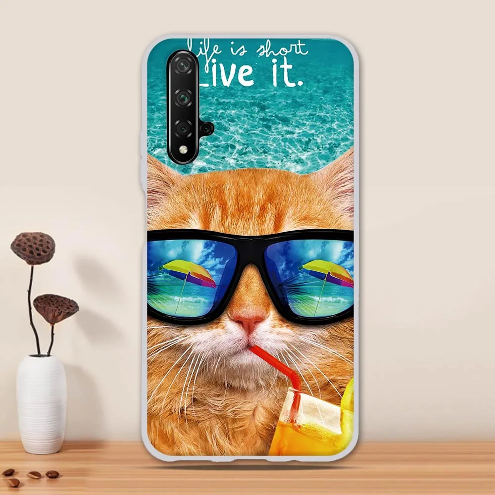 Case for Huawei Honor 20 / Nova 5T 6.26&quot Silicone Soft TPU Phone Cover Funda Coque Capa Bumper Protective | Мобильные телефоны