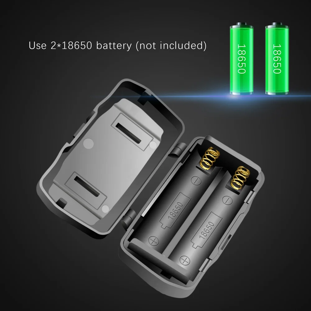 Головной Светодиодный фонарь XML-T6 3 режима масштабируемый с аккумулятором 18650 для