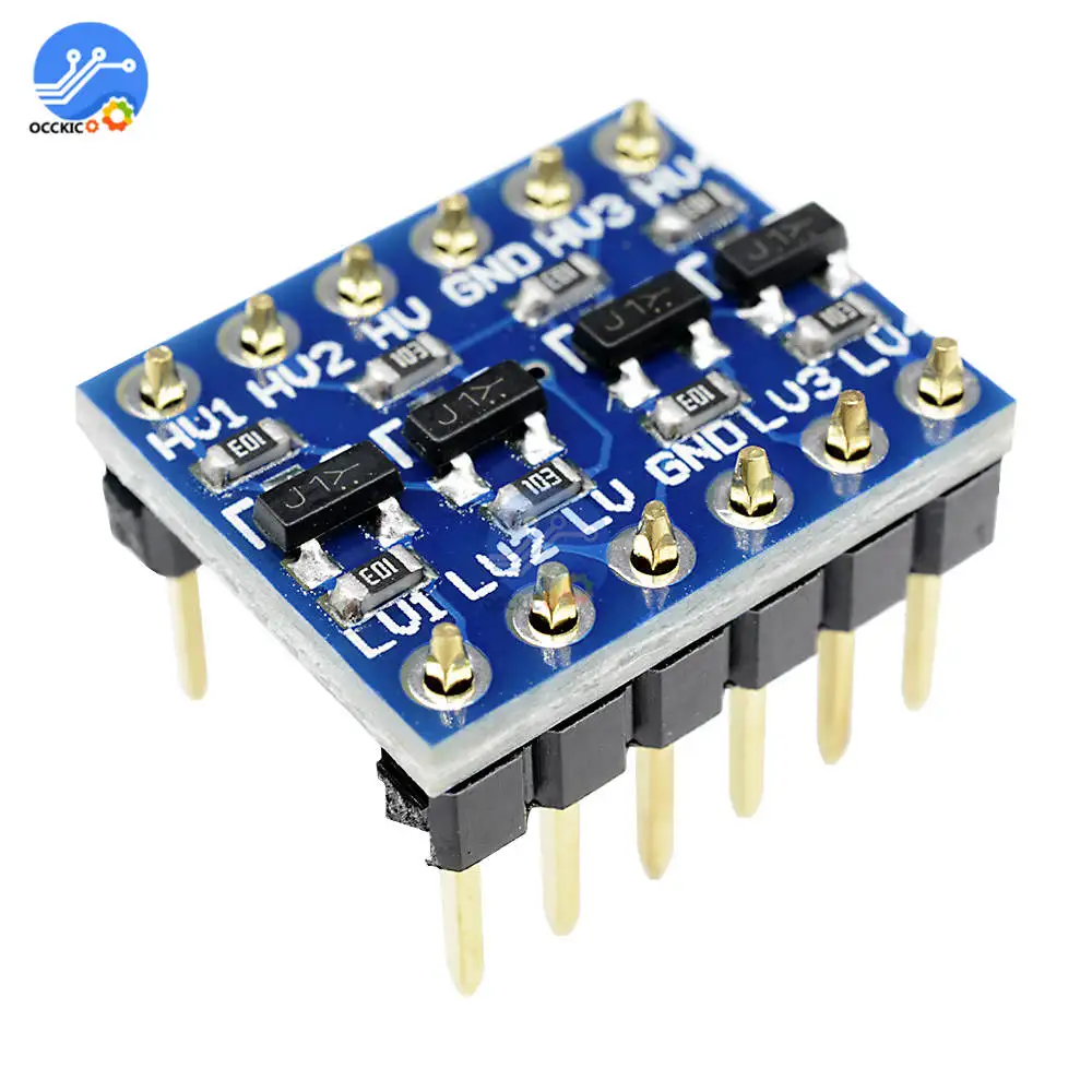 Преобразователь логического уровня IIC I2C 5 шт. в постоянного тока 3 В