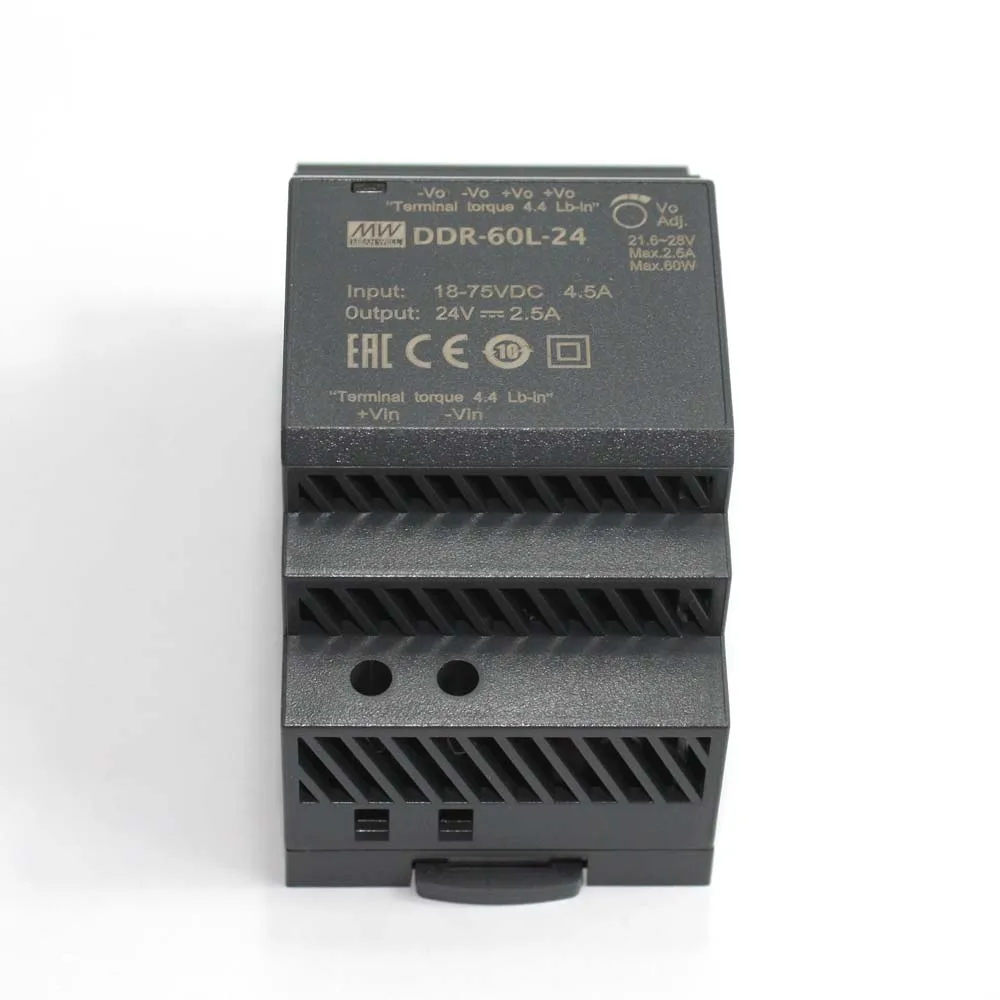 MEAN WELL DDR 60G/L серия DC5V 12V 15V 24V 60W din рейка DC конвертер беспроводной сети Промышленный