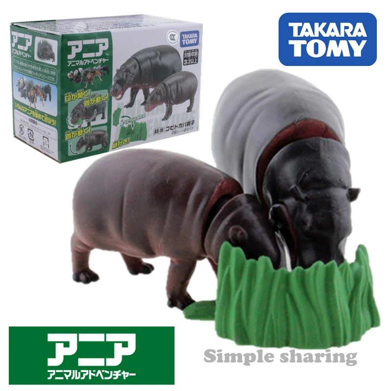 Takara Tomy ANIA Animal Advanture AS 16 Choeropsis Liberiensis резиновые детские образовательные мини