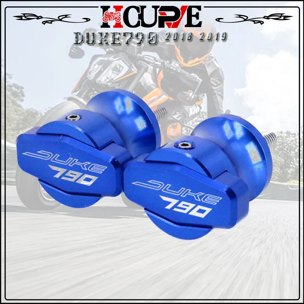 

Для DUKE 790 DUKE790 2018 2019 аксессуары для мотоциклов CNC алюминиевые катушки с маятниковым рычагом винты-слайдеры