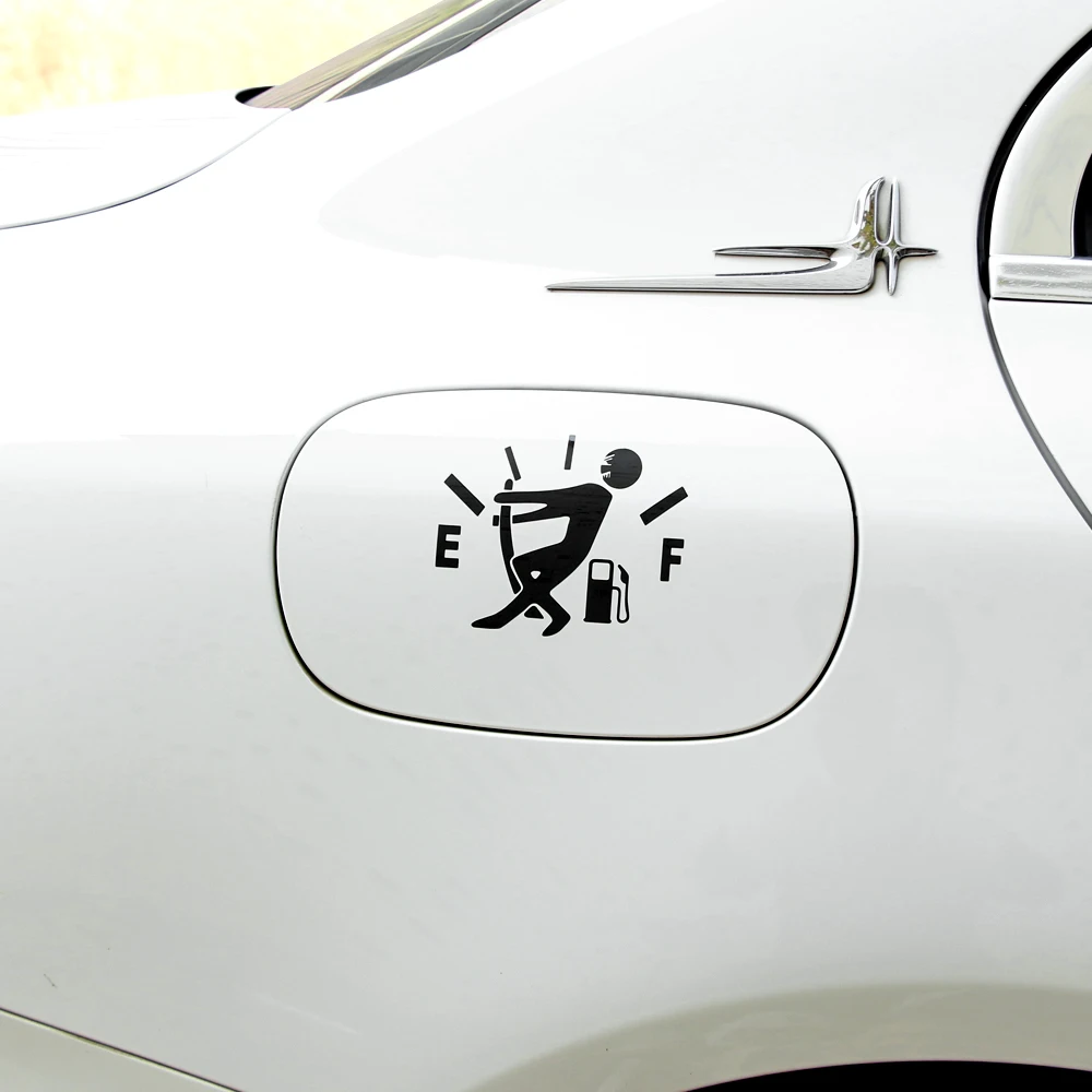 1 шт. Смешные тянуть топливный бак указатель Светоотражающие Виниловая пленка