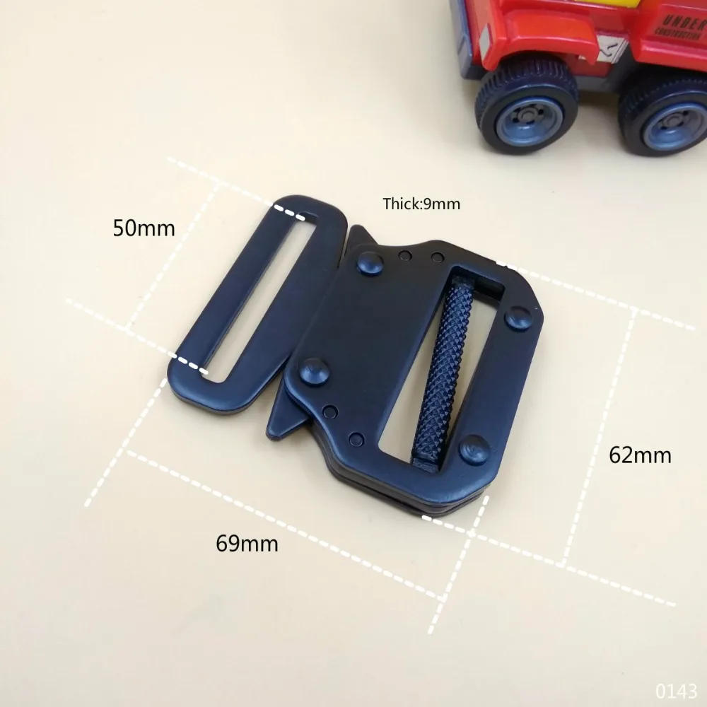 2 &quotчерный Milspec Quick Side Release металлические пряжки для 50 мм лямки шт. сумок одежда