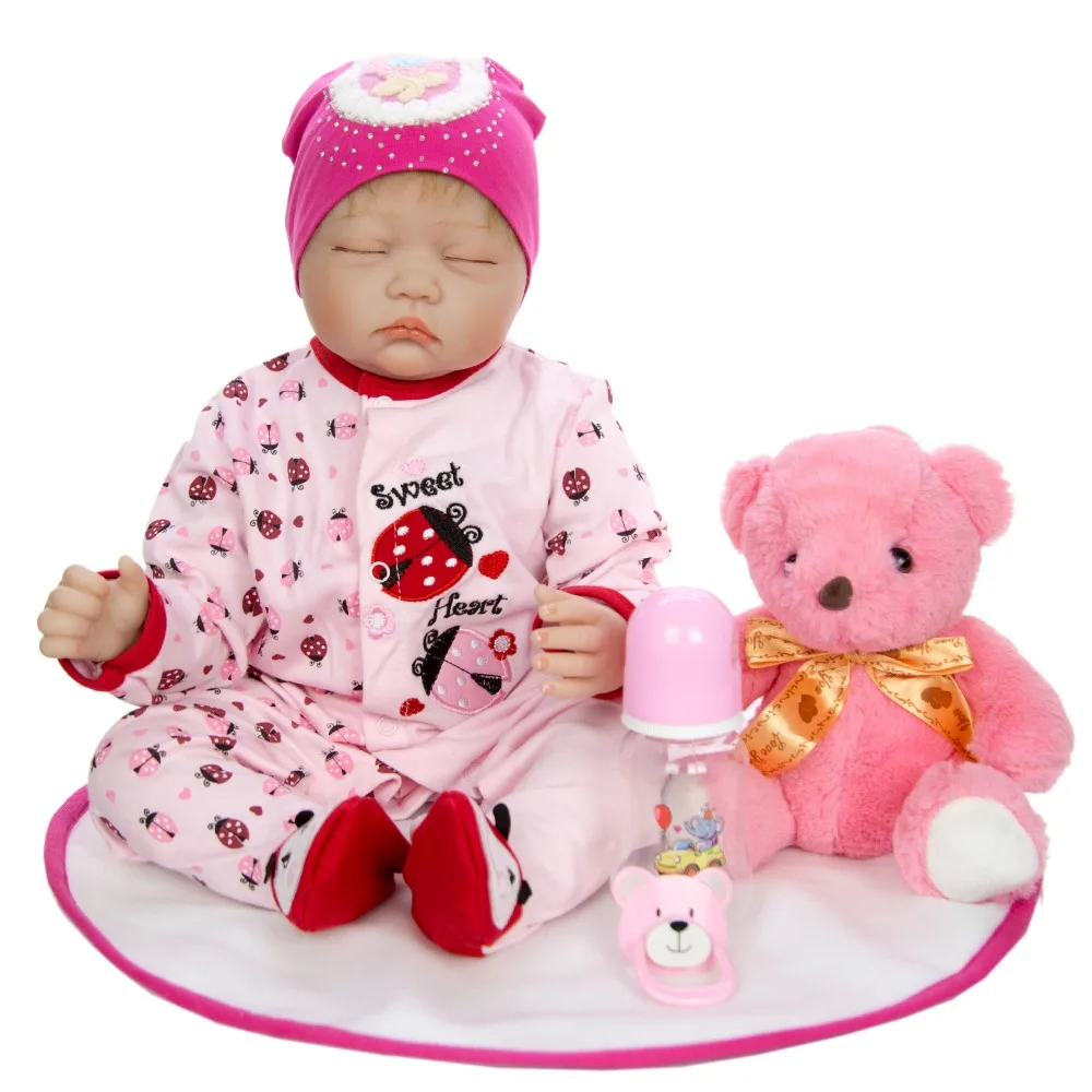 Куклы мальчиков и девочек NPK 22 &quot мягкие силиконовые куклы для новорожденных |