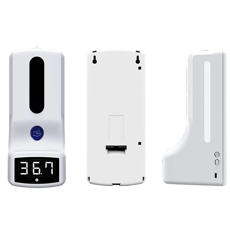 

HLZS-K9 Automatic Liquid Soap Dispenser Smart Sensor Digital Hands Washing Free Machine Non-Contact Infrared Thermometer