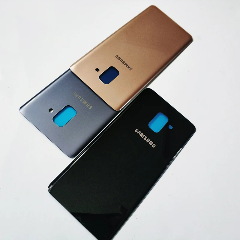 Задняя крышка батарейного отсека для SAMSUNG Galaxy A8 plus + 2018 задняя корпуса A8Plus A530 A730