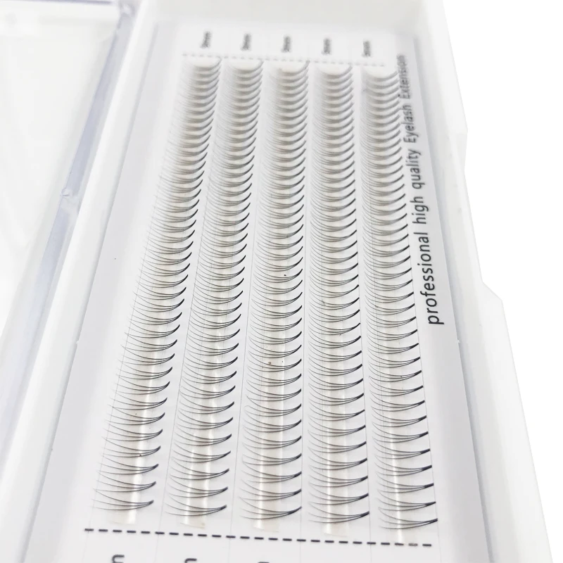 

Flash girl Wholesale Pre Made Fans 5rows 3D 0.1 0.07 C Private Label Volume Eyelash Trays Makeup Your Own Brand