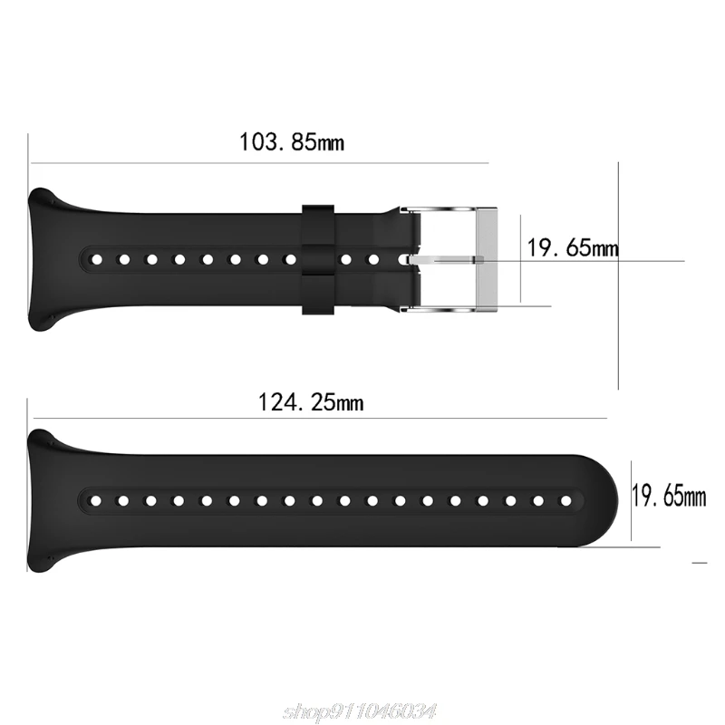 

Replacement Silicone Watch Band Wrist Strap With Tools for garmin Swim Watch D16 20 Dropshipping