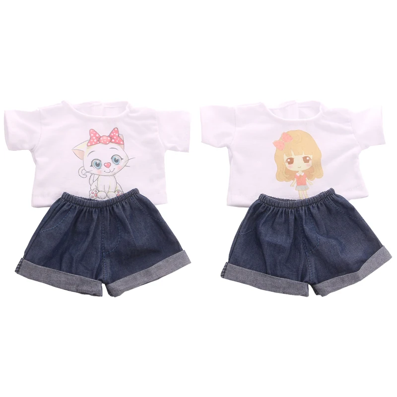 2 комплекта милая кукла в пижаме Аксессуары Одежда Платье для 18 дюймовой девушки