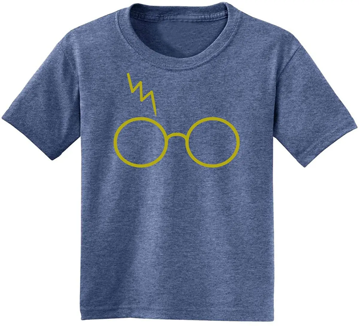 

Wizard Glasses Scar Lightning | Boys Pop Culture Fan Graphic Men's T-Shirt