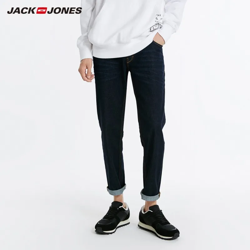 JackJones/осенние мужские зауженные джинсы 218332602
