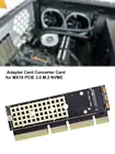Адаптер MX16 M.2 NVMe SSD NGFF на PCIE 3,0 X16, плата ключа M, поддержка PCI Express 3,0 X4 2230-2280, размер M.2, полная скорость
