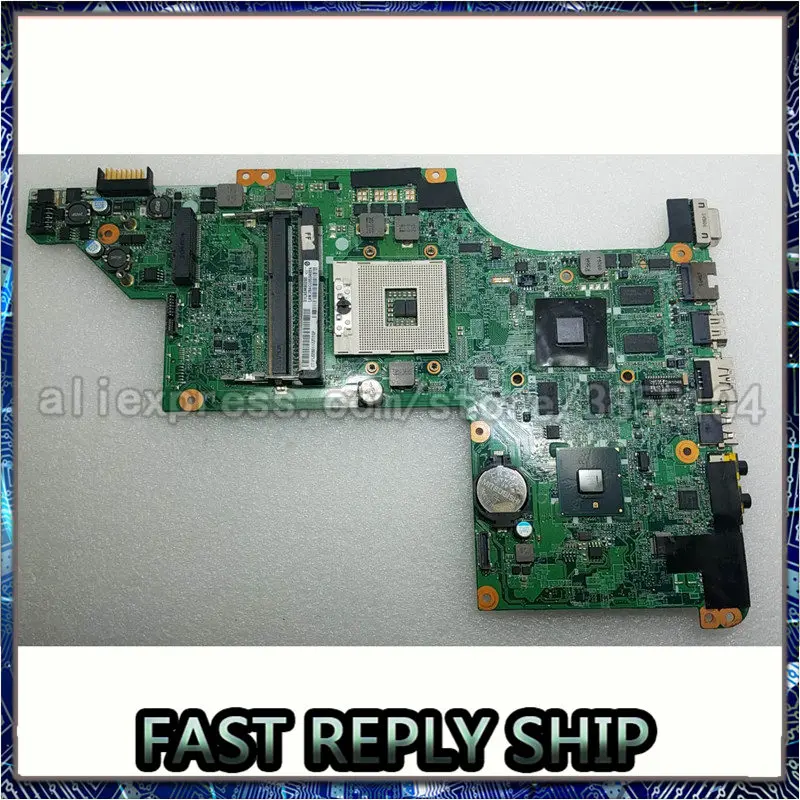 SHELI for HP DV6 DV6-3000 notebook pc motherboard laptop mainboard 603642-001 DA0LX6MB6H1 REV H HM55 main board | Компьютеры и офис