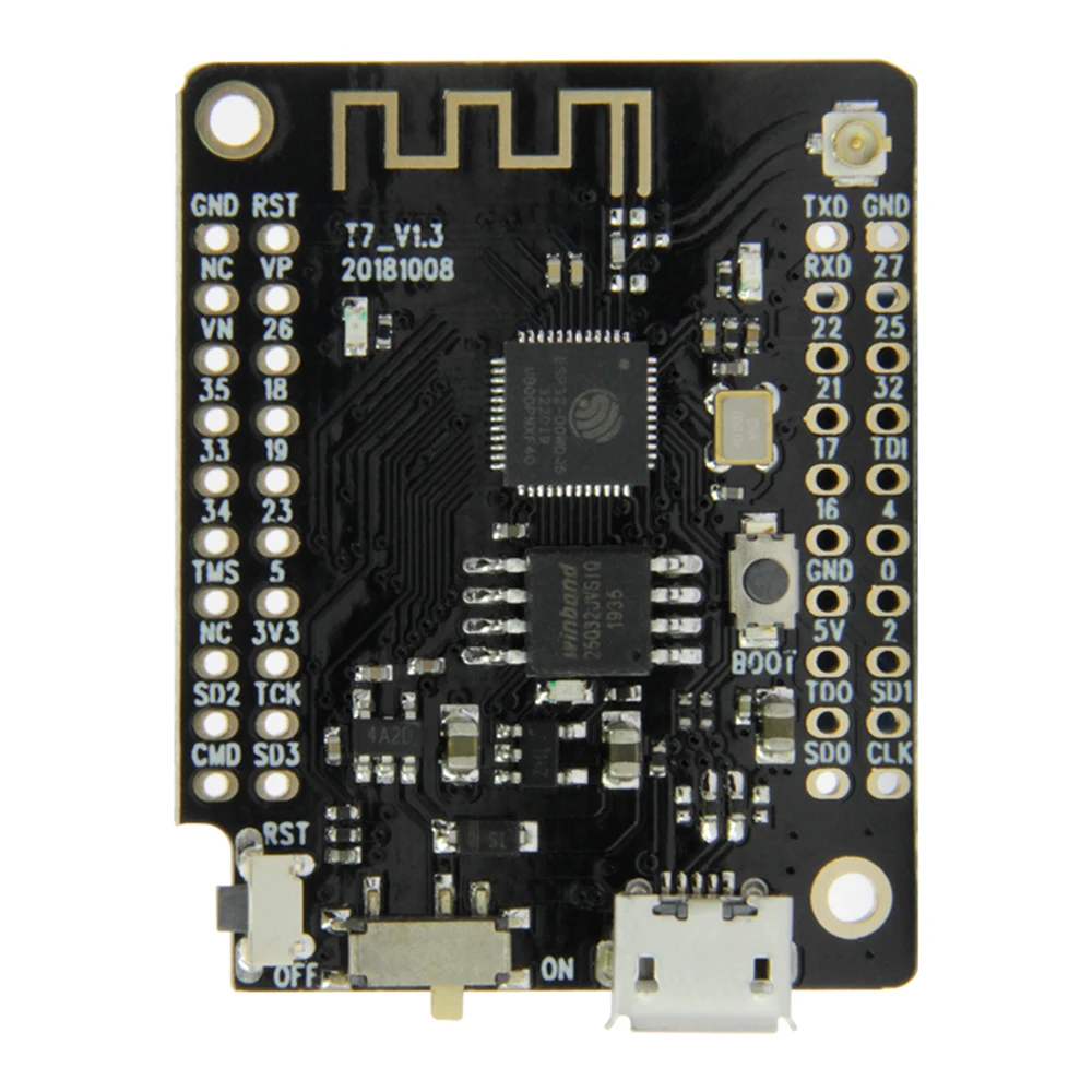 TTGO T7 V1.3 MINI32 ESP32 Rev1(rev one) WiFi и модуль Bluetooth для D1 Mini