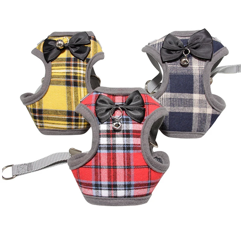 

Small Dog Harness and Leash Set Comfortable Stylish Pet Vest Pet Supplies for Small Medium Dogs and Cat GRSA889