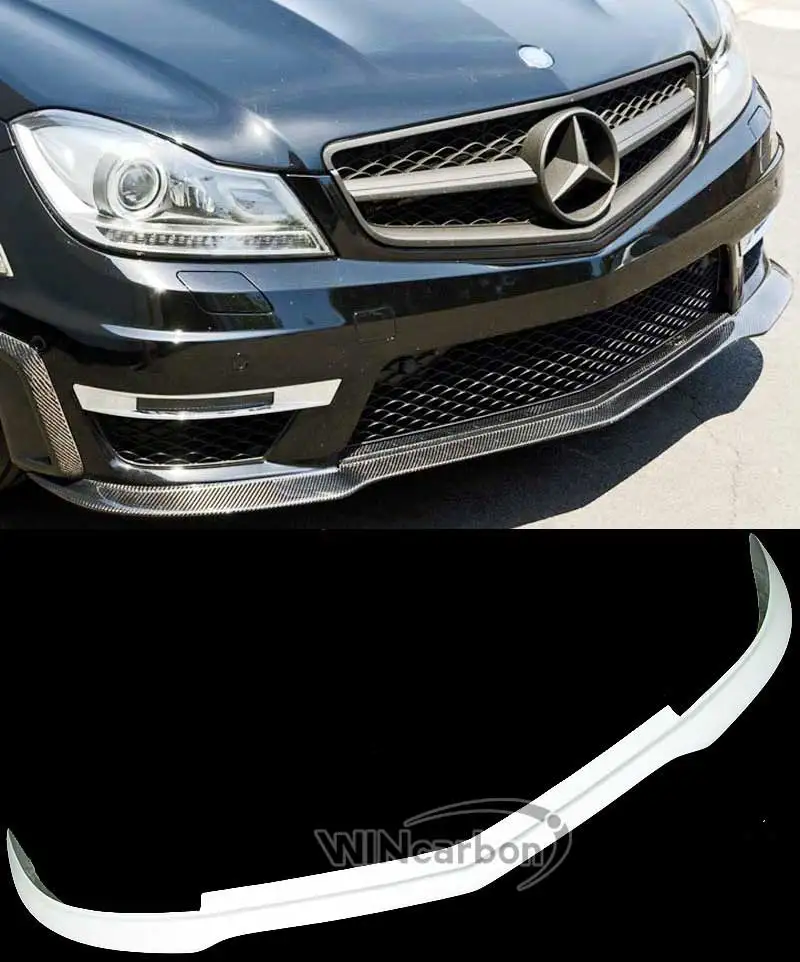 Передний спойлер для Mercedes Benz W204 C63 бампер AMG 2011 2014|Обвесы| |