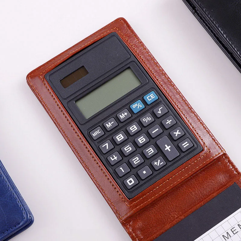 Многофункциональный мини-блокнот A7 с калькулятором простой сменный внутренний