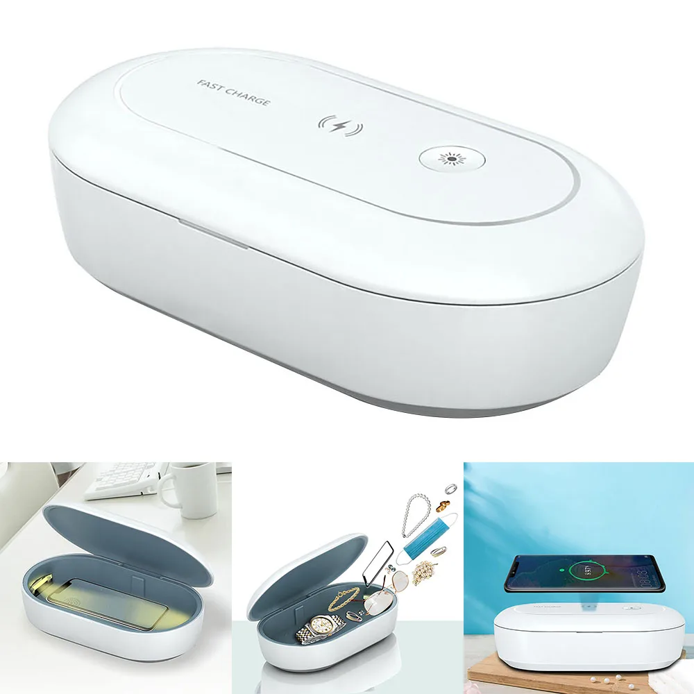 Новый USB УФ стерилизатор Мобильный телефон Беспроводная зарядка стерилизация