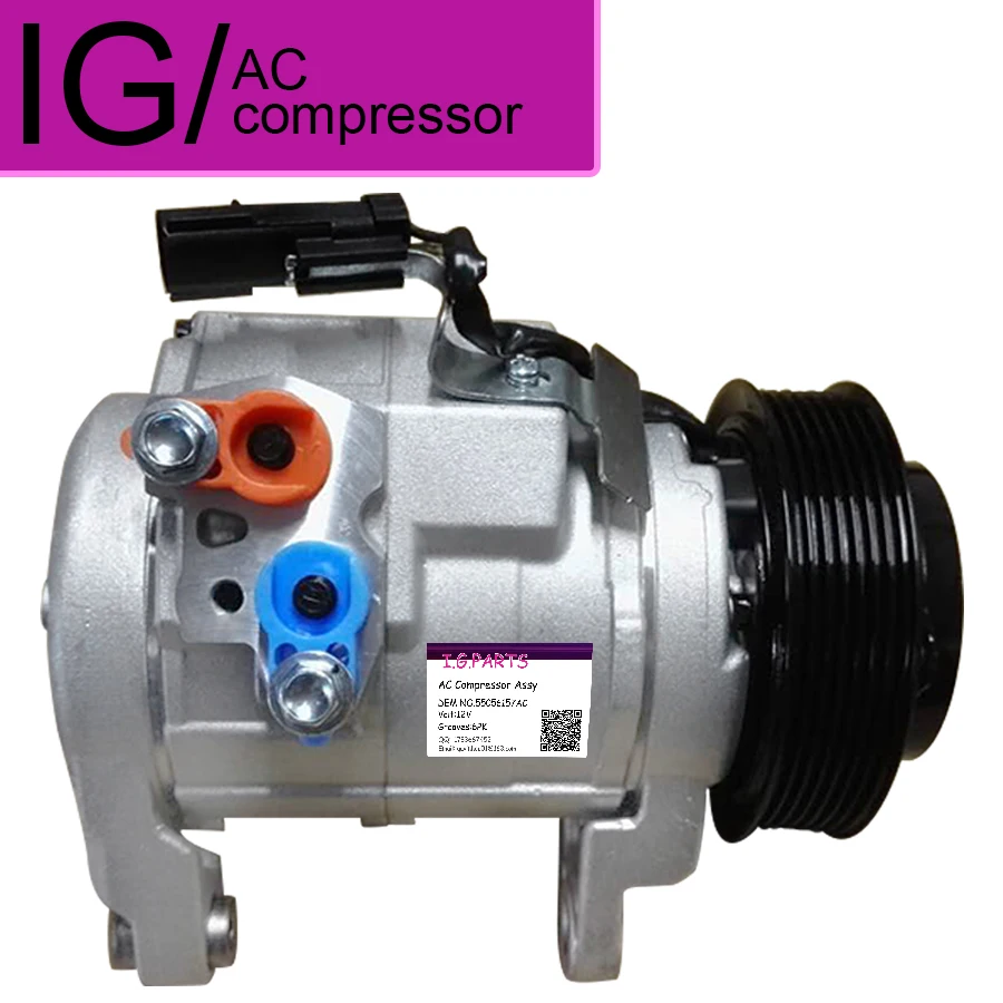 10S20E AC компрессор для DODGE DURANGO 5.7I V8 CHRYSLER ASPEN 2005 2008 55056157AC 447220 4934 140288|ac compressor|car ac