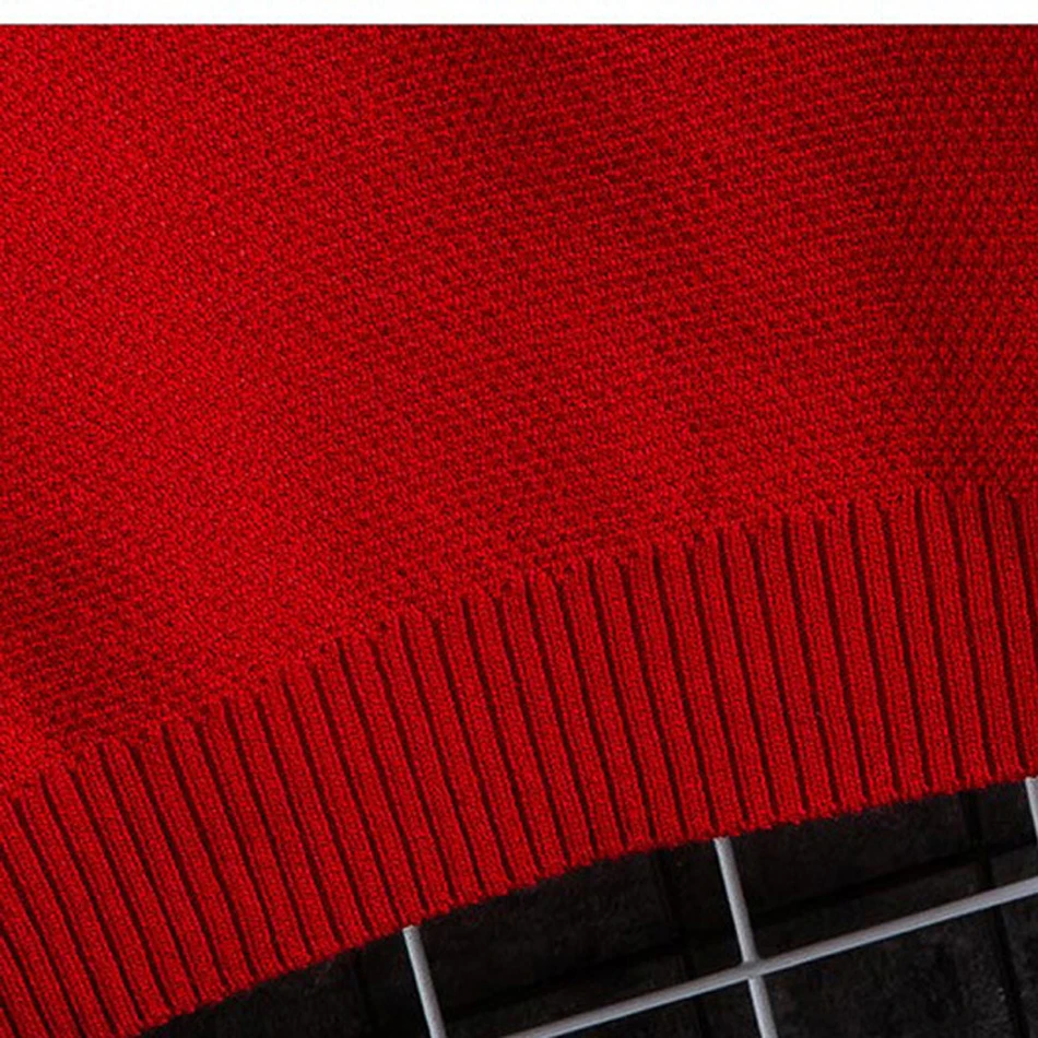 Autumn Men Fake Two-piece Knitted Solid Pullover Sweater Shirt Pull Up Long Sleeve Jumper Male Fashion Slim Fit | Мужская одежда