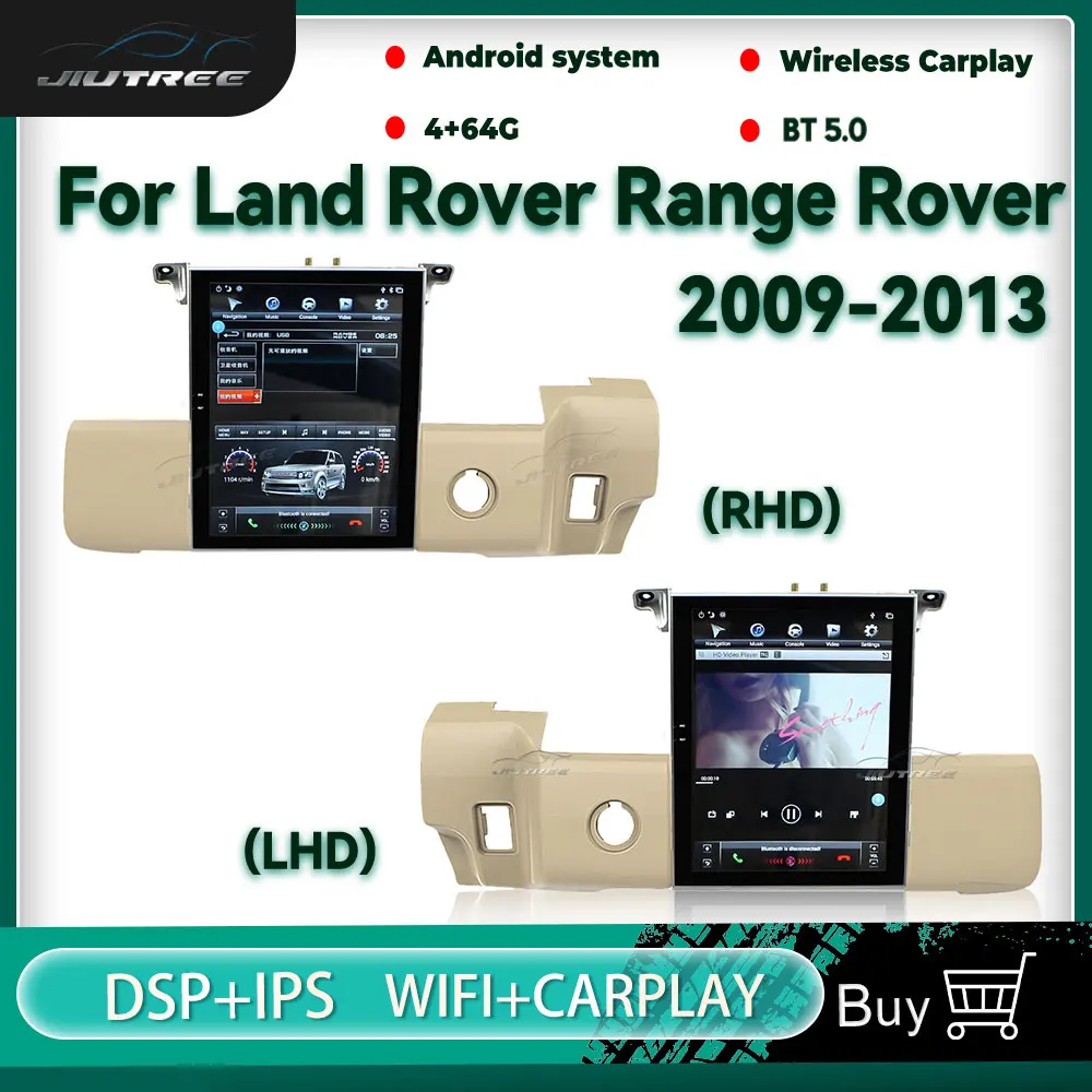 

Автомагнитола 2 Din Android для Land Rover Range Rover 2009-2013, автомобильный мультимедийный плеер, радио, GPS-навигация, стерео головное устройство