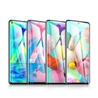 Закаленное стекло для Samsung galaxy A71 A51, пленка для экрана, олеофобное покрытие, полное клеевое покрытие для samsung A715 A515 51 71, стекло