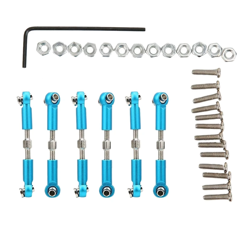 1 комплект рулевая тяга Регулируемый Радиоуправляемый рулевой рычаг для WLtoys 1/18