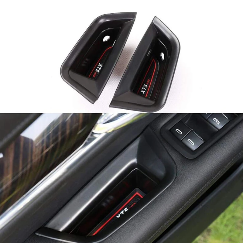 Передняя Боковая дверь подлокотник коробка держатель для Cadillac XT5 2017 2018 2019 2020 XT6