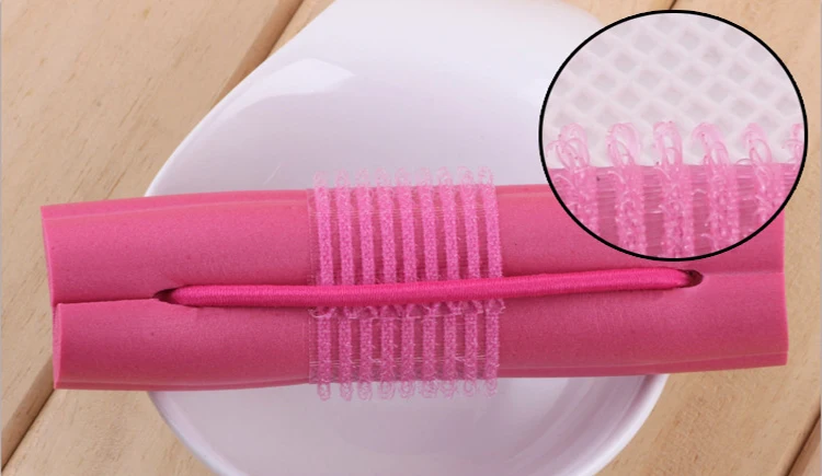 Новая мода 6 шт волшебный Поролоновый спонж для завивки волос DIY волнистые волосы