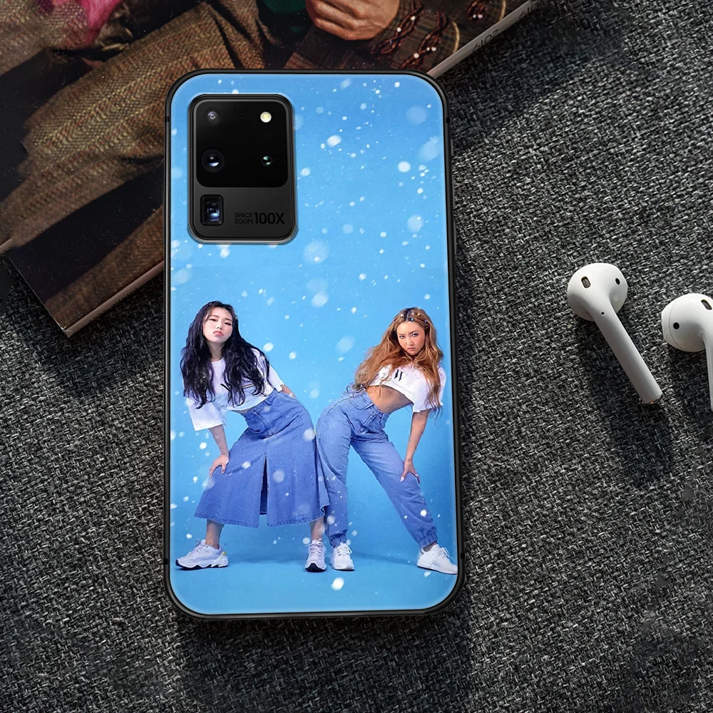 

MAMAMOO KPOP girl Phone Case Cover Hull For Samsung Galaxy S 7 8 9 10 e 20 FE edge uitra plus Note 9 10 20 black Etui Silicone