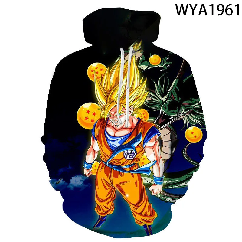 

Men Women Children Dragon Sweatshirts Cartoon Anime Hoodies DBZ 3D Print Streetwear Boy Girl Kids Pullover Fashion Jacket