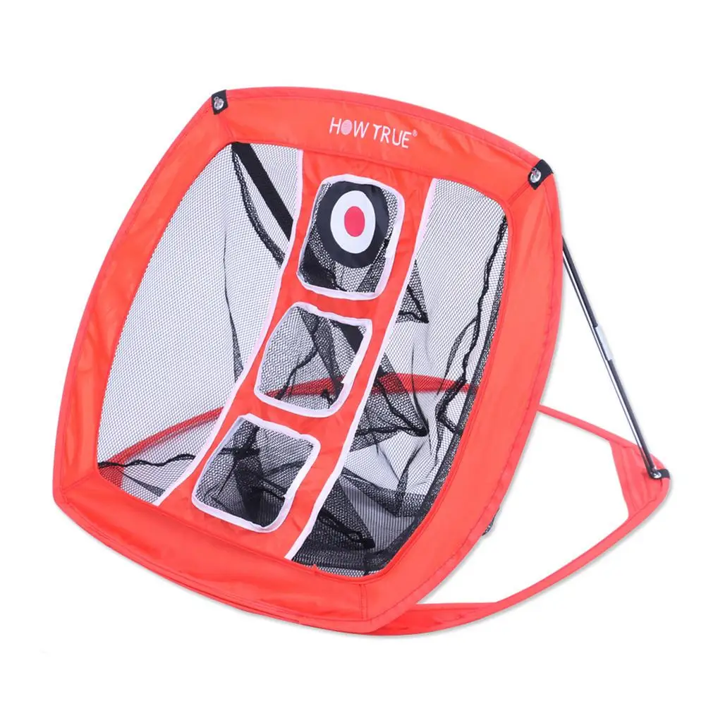 

Indoor Outdoor Golf Chipping Pitching Cages Mats Practice Easy Net Golf Training Cages Mats Foldable Target Net
