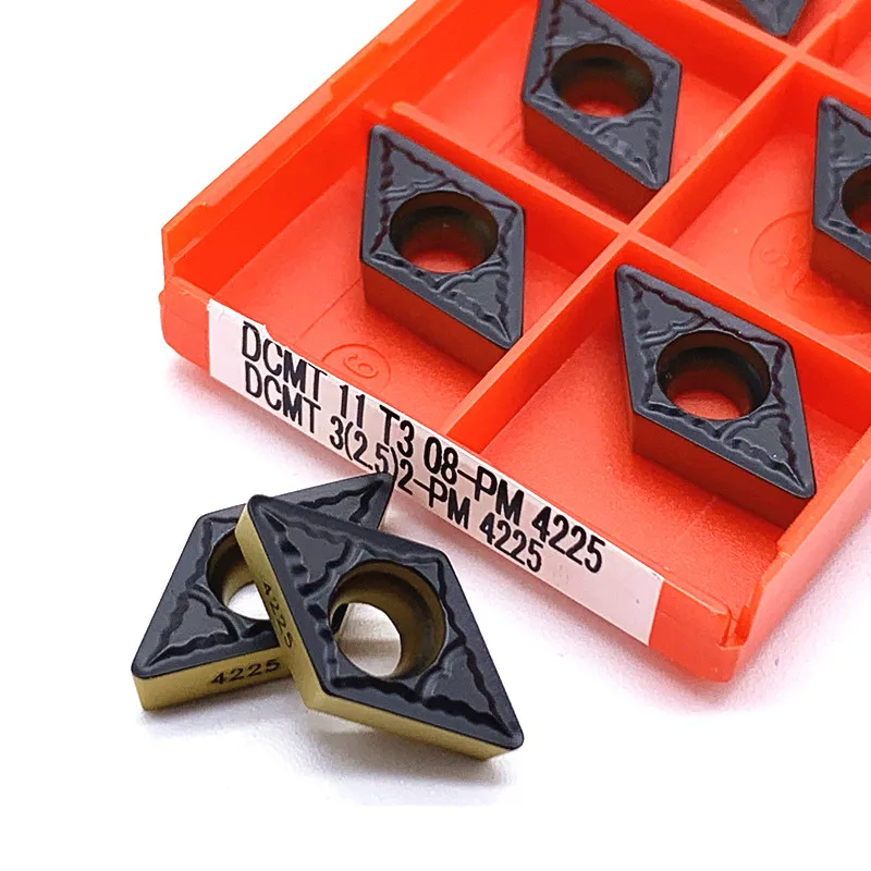 10 шт. DCMT11T304 PM 4225 DCMT11T308-PM высококачественный токарный резец токарные инструменты