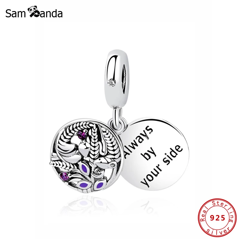 Подвеска из серебра 100% пробы с подвеской всегда рядом|Бусины| |