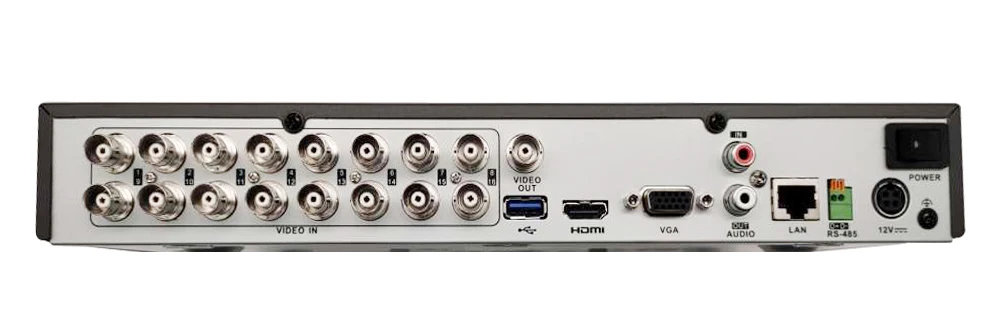 Hikvision 16CH максимальная поддержка 6MP Turbo HD DVR Видео Recoder 5 в 1 для HDTVI/AHD/CVI/CVBS/IP видео вход H.265 pro+ DS-7216HQHI-K1