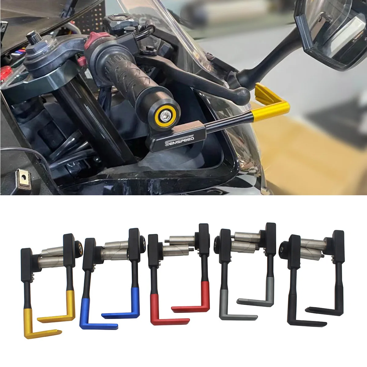 

Semspeed for ADV 150 2021 Universal Handbrake Protective Lever Protect Protection Fits ADV150 2019 2020 2021 Brake Lever Protect