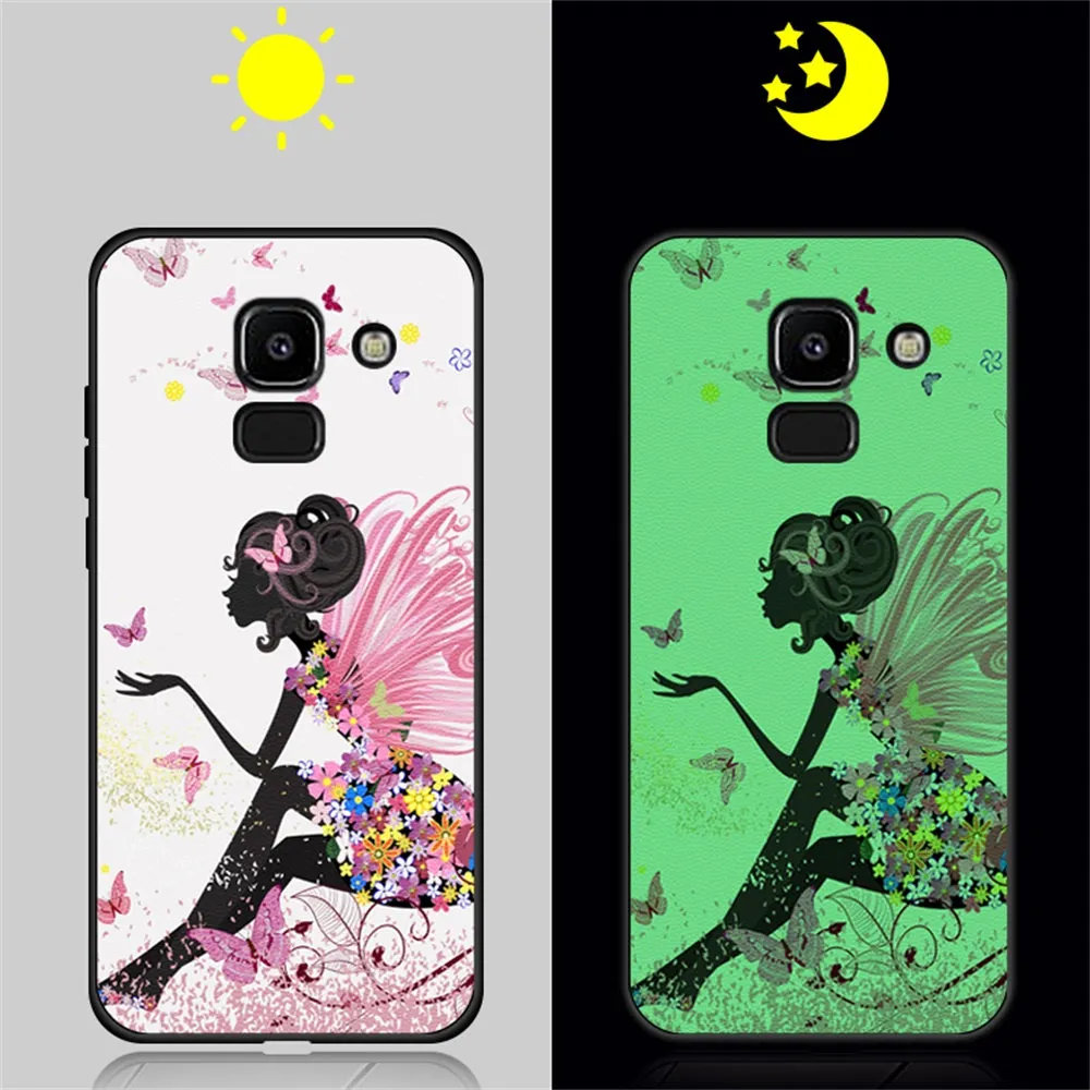 15 Светящийся чехол для samsung Galaxy A10 A20 A30 A40 A50 A60 A70 Крышка для samsung Galaxy A6 A7 A750 кожи Funda светящийся чехол - Цвет: 15