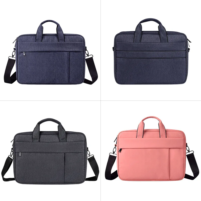 

Waterproof Briefcase Laptop Bag Portable Notebook Sleeve For Macbook HP ASUS Business Travel College Durable Shoulder Messenger