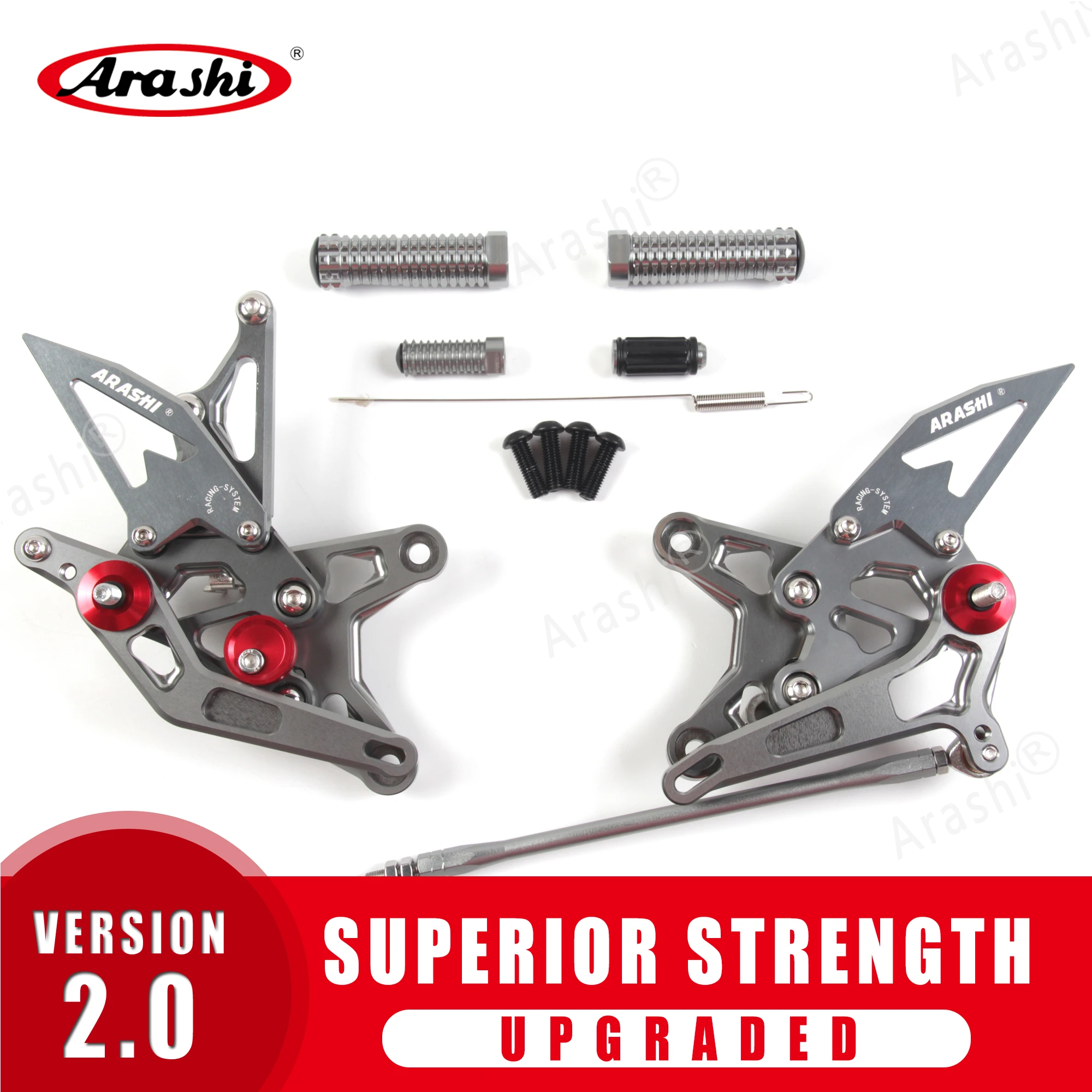 Arashi CBR600RR ЧПУ Заготовка Rider регулируемая подножка подножки для HONDA CBR 600 RR 2007 2008 задний упор для ног Rearsets
