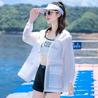 sun protection clothing women 2021summer new thin section anti ultraviolet shirt coat female sun rotection clothing jacket a115