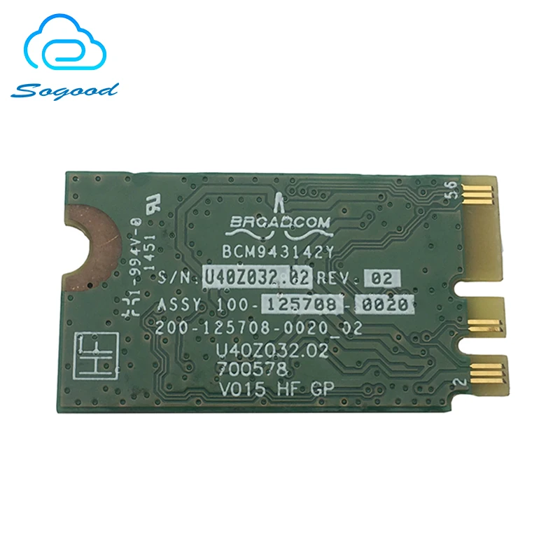 WLAN карта для Broadcom BCM943142YH 802.11b/n wifi + bluetooth 4 0 SPS 792608 001 беспроводная HP 240 245 246 250 255 256 G4| |