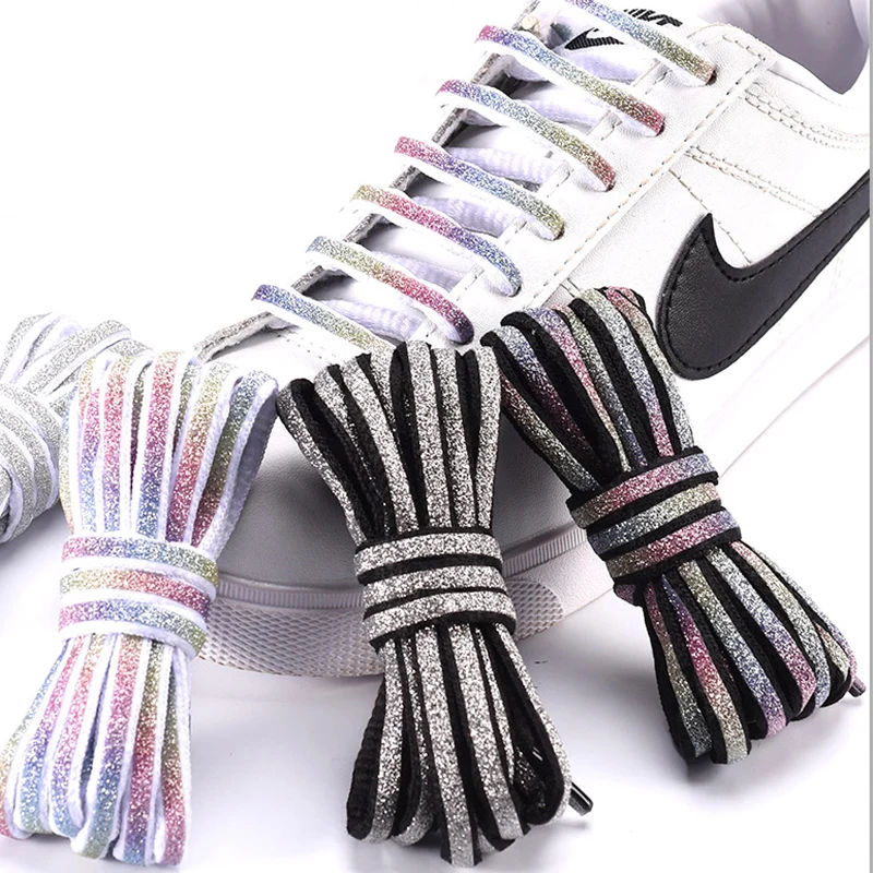 

Шнурки шнурки для детей шнурки NightGlow 1 пара светоотражающий в темное время суток Цвет флуоресцентные шнурки рифе Гран-пасифика