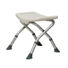 Складная душевая скамейка, сиденье для ванной, стул для ванной комнаты с нескользящей ножкой, регулируемая высота, дренажные отверстия для пожилых людей, инвалидов