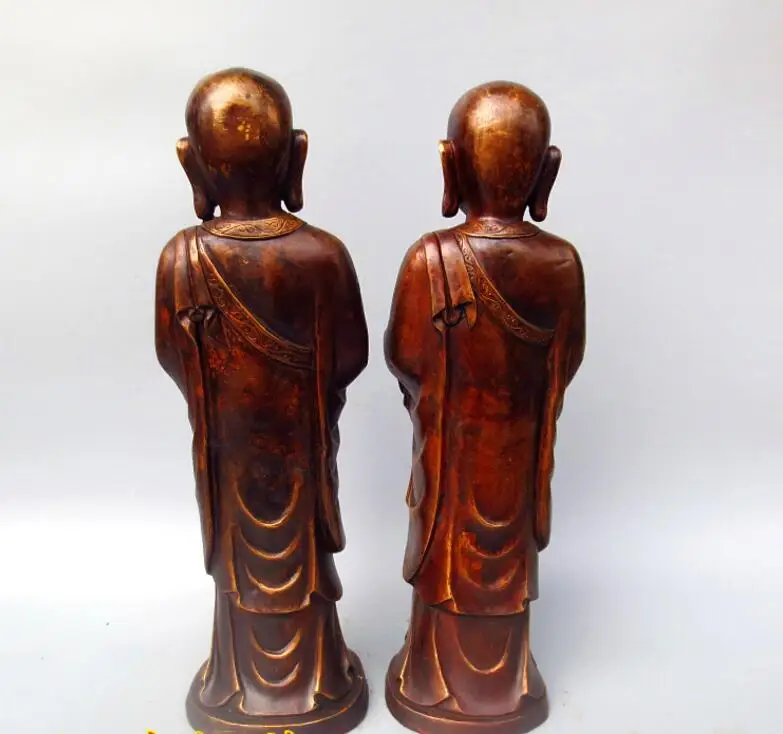 810 Чистая медь Ананда цзяе зунзи бронзовая статуя моджи Кайе Сакьямуни ученик |